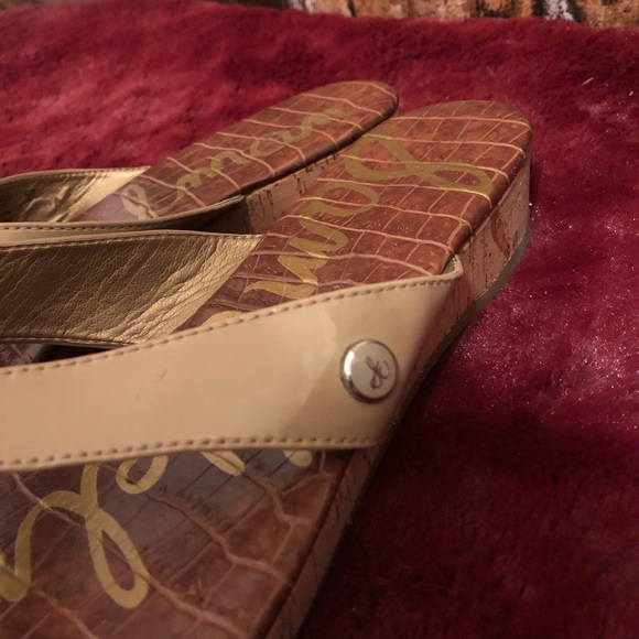 Sam Edelman Tanya Wedge Patent Sandal 9 - Picture 3 of 6